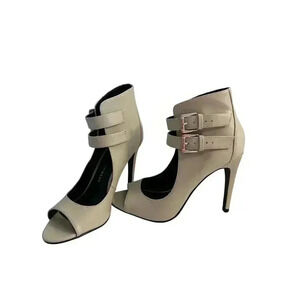 Rock & Republic Double Strap Heels Light Beige Women's Size 7